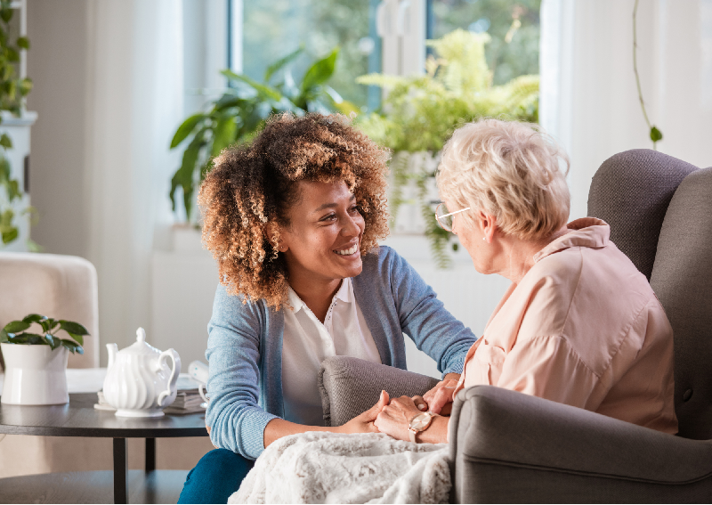 What does a nursing home care plan consider?