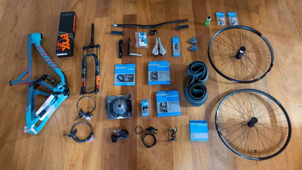 What basic parts are needed to build a bike