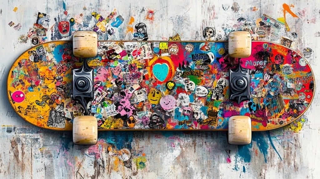 Is it okay to put stickers on your skateboard?