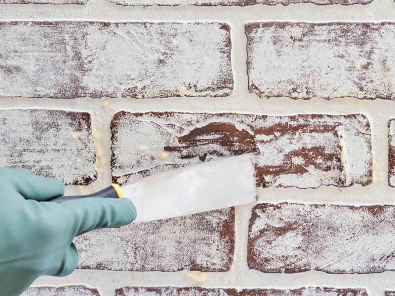 How to Remove Paint from Brick Fireplace