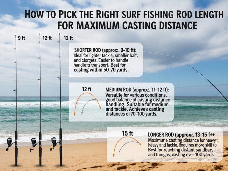 How to Pick the Right Surf Fishing Rod Length for Maximum Casting Distance