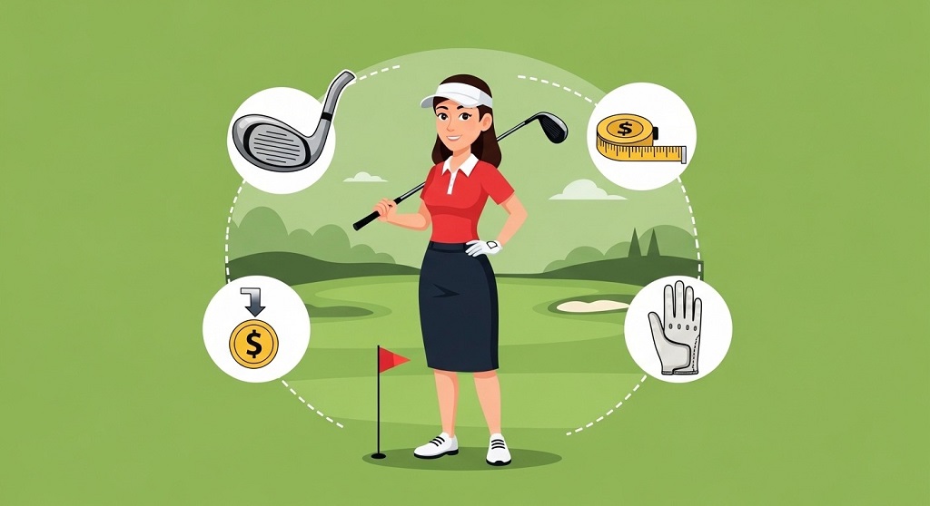 Women beginner golf equipment lightweight clubs