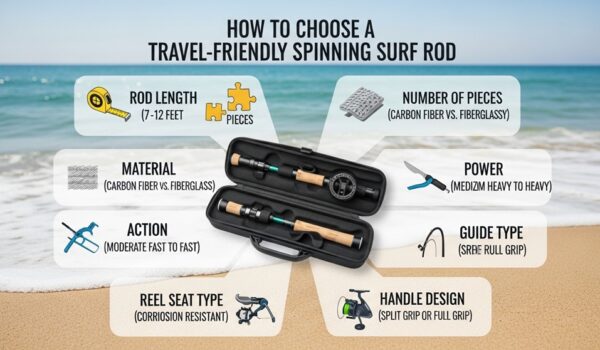 How to Choose a Travel-Friendly Spinning Surf Rod