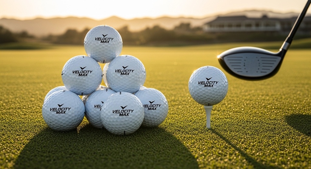 Comparison of long distance golf balls and standard golf balls